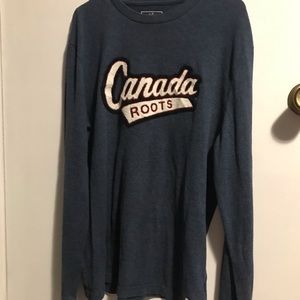 Long sleeve blue shirt